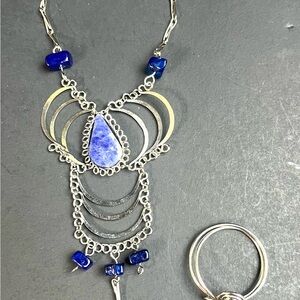 Blue Sodalite Stone Slave Bracelet